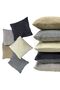 Luxury Plush Cushion Cover_1 Piece Single-Sided Cube Cushion Cover_Soft Cushion Cover with Hidden Zipper 42X42 Chickpea Pattern Stone Color - 5