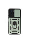 Xiaomi Poco X3 Gt Compatible Case Silicone with Pars Lens Ring - Green - 4