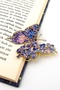 Van Gogh - Irises Artistic Butterfly Paperclip Type Metal Bookmark Ay115 - 2