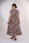 Plus Size V-Neck Button Detailed Dress - 5