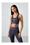 Anthracite Polyester Flexible Standard Fit Women's Leggings Set 95332 - 3