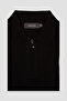 Mono Knitwear Polo Cashmere Blend Modern Fit Black Polo Collar Men's Plain Polo Shirt - 4