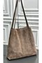 Genuine Suede Leather Women's Shoulder Bag - 3