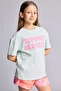 100% Cotton Crew Neck Printed Short Sleeve T-Shirt Girls H7246A826Sm - 3