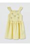 Lcw Kids Square Collar Stoned Girls' Dress
