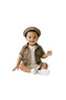 Baby Boy Linen Cotton Shirt T-Shirt Shorts Hat 4-Piece Set - 4