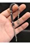 Special Flat Wheel Model Anthracite Color Natural Hematite Stone Zaza Prayer Beads - 2