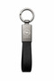Opel Keychain Shiny Metal & Leather – Double-Sided Logo, Premium Stylish Design, 12 X 2 cm Size, Car Accessory