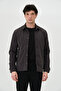 Men's Seasonal Jacket Snap-Closed Lycra Men's Overshirt Coat - 2