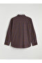 Lcw Visionbrown Plaid Gabardine Women's Shirt - 3