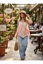 Women's Italian Layered Sleeveless 100% Linen Blouse - 2