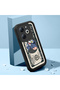 Tecno Spark 20/20C Compatible High Quality Cartoon Printed Shockproof Black Silicone Case - 2