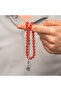 Silver Kazaz Tasseled Tight Amber Rosary - 7