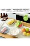80PCs Fresh Keeping Bags, Colorful Food Covers Reusable Elastic Food Storage Covers, Plastic Sealing Elastic Stretch Adjustable Bowl Lids Dish Cover, Universal Kitchen Wrap Seal Bags - 6