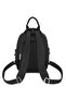 Daily Small Size Waterproof Crinkle Fabric Women's Backpack Black - 5