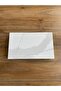Footed Marble Presentation Tray and Oil Dish Base – 25X15 cm Rectangular Marble Tray - 2