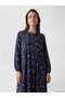 Original Hakim Collar Patterned Dress - 2