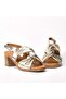 Diandra Women's Genuine Leather Heeled Sandals 2213 - 3