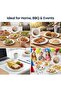 Sunny Disposable Foam Plates 10 Inch – 50 Pack - 4