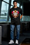 World Cup 2026 Qatar Oversized T-Shirt |   100% Cotton Fan Graphic Printed T-Shirt - 7
