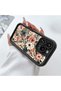 Silicone Couple Phone Case for Tecno Spark Slim 5g Compatible Floral Black Pattern Camera Protective Case - 5