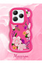 Infinix Hot 40 Pro Compatible Case Camera Protector Red Silicone Couple Phone Case Floral Pattern - 2