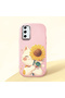 Samsung Galaxy S20 Fe Compatible Case Camera Protector Pink Silicone Couple Phone Case Cat Pattern