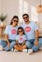 Family Combination 100% Cotton Sold Individually Oversize T-Shirt T-Shirt