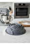 Silicone Rose Shaped Cake Mold - 23cm Non-Stick Heat-Resistant Large Flower Cake and Pastry Mold - 5