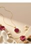 Women's Asymmetrical Shaped Adjustable Enamel Necklace - Special Design Organic Shape - 2