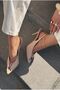 Marvello Nude Matte Leather Women's Heeled Sandals - 5