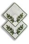 Design Your Own - Modular Lily Embroidered Brooch with Snap Fasteners (2 Pieces 70X90Mm) - 2