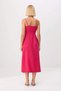 Women's Slip Dress Modal Fabric Thin Straps Sweetheart Neckline Midi Length Unlined Woven Comfortable Casual Modern - 5