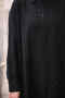 Black Beaded Embroidered Shirt - 4