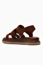 Women's leather casual sandals 26y 26322732y cinnamon - 3