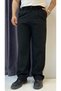 Pleated Baggy Fit Fabric Trousers - 5