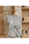 Girl's T-Shirt and Shorts Set