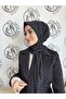 بيرا باللون الأسود مرصع بالأحجار الكريمة للاستخدام في المناسبات الخاصة