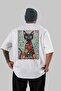 81 Cats for Cat Lovers Printed White Oversize T-Shirt 100% Cotton Unisex Cat Lover Premium Design - 2