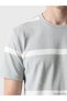 Vizyon New Season Crew Neck Striped Men's T-Shirt - 3