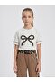 Girl's T-Shirt for Ages 10-14 - Ecru