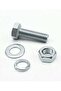 Nuts and Bolts Set 15 pcs-Stainless Steel A2 Bolt, Nuts, Plain washer, spring washer combo- Heavy Duty Bolts and Nuts (25 MM Length, 6 MM)