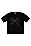 Girl's T-Shirt for Ages 10-14 - Black - 3