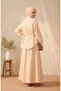Striped Polo Collar Tunic Skirt Double Set 0321-02 Yellow - 5