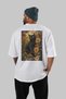For the Love of Cats 89 Cats Printed White Oversize T-Shirt 100% Cotton Unisex Cat Lover Premium Design - 4