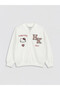 Vizyon New Season Hello Kitty Printed Girls' Zippered Sweatshirt