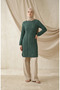 Ruffle Detailed Tunic 0553-06 Green