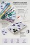 iPhone 16 Pro Compatible - Aurora Shiny Feather Pattern Silver Protective Silicone Phone Case - 2