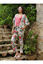 Pack of 3 - Cotton Floral Top, Solid Cami and Pants Set - 6