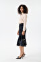 Women's Scarf-Detail Soft Leather Women's Shoulder Bag with Inner Pocket Detail - 3